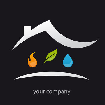 logo entreprise, énergie, habitat