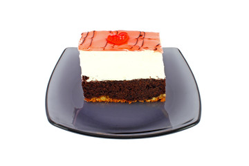 Brown white cake