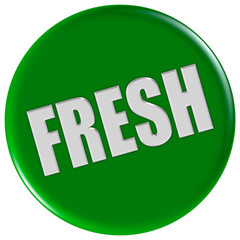 Button grün FRESH