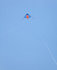 a kite flying