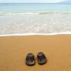Fototapeta premium Beach sandals