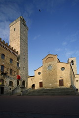 San Giminiano, il Duomo e Palazzo del Popolo