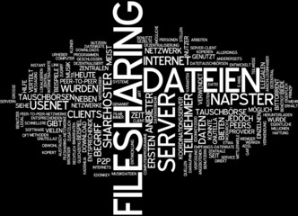 Fototapeta premium Filesharing