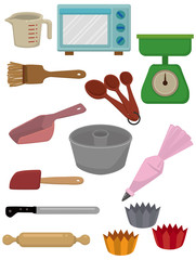 cartoon Bake tool icon
