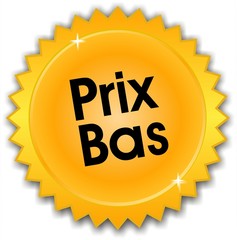 étiquette prix bas