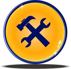 Fototapeta premium bouton maintenance