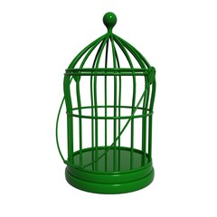 Green Sleek Bird Cage