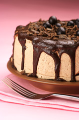 Homemade chocolate cake