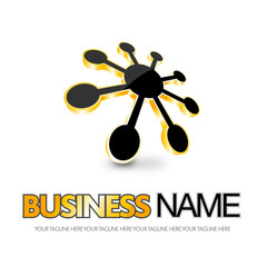 logo business lux, lusso de lux , nero