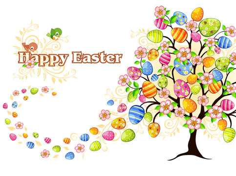 Albero di Pasqua Happy Easter