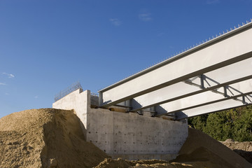 Fototapeta premium Bridge Under Construction