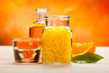 Orange bath salt
