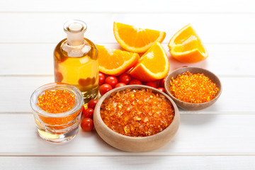 Spa essentials - orange aromatherapy