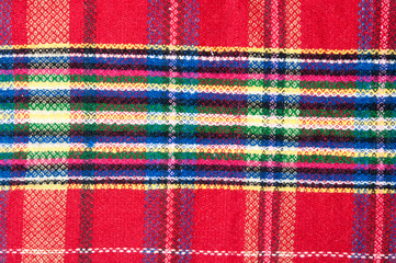 Bulgarian style pattern.Detail of traditional Bulgarian dress.