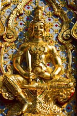 Fototapeta na wymiar The golden religious icon