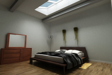 Stanza da letto_ sottotetto