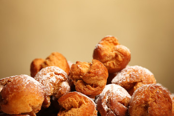 Home-made donut balls