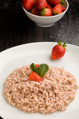 Risotto Fragole e Champagne