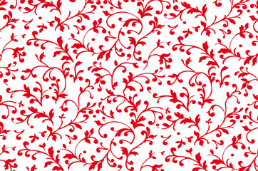 Vector drawing of floral ornament