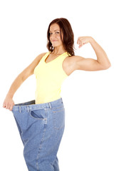 Fototapeta premium Large pants showing muscles