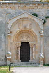 Portal of San Leonardo church in Siponto