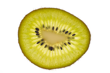 Close up of kiwi slice