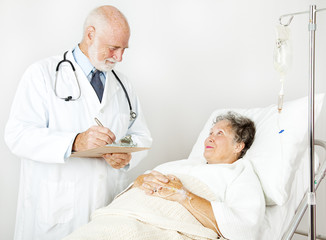 Obraz premium Doctor Reviews Medical History