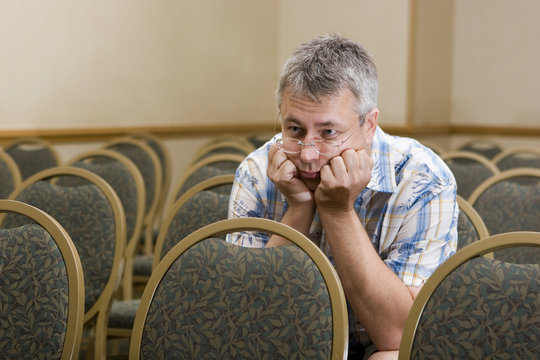 Man At A Boring Conference