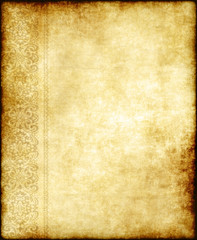 old ornate paper parchment