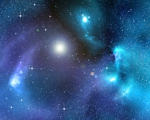 starry background of deep outer space