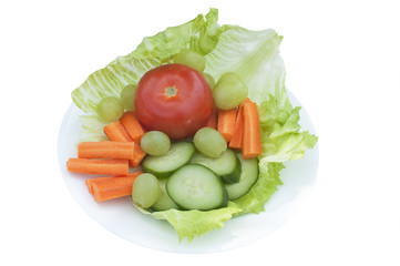 Salad on a Plate
