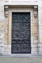 Paris - gate of st. Peters church on Montmartre