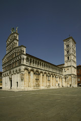 Fototapeta na wymiar Lucca, San Michele w Foro
