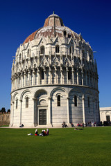 Pisa, il Battistero in Piazza Duomo