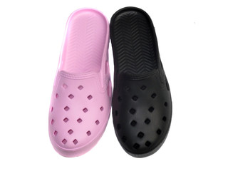 Black and Pink Phylon or EVA shoe