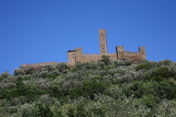 Fototapeta na wymiar Montecchio Vespone Castle