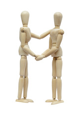 Mannequin in concept of  successful