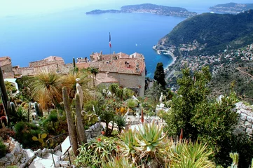 Wall murals Nice Eze, renowned tourist site on the French Riviera