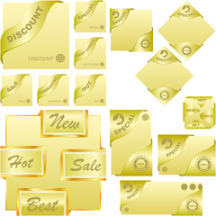 Vector set of sale design elements. Big collection.