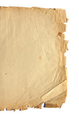antikes Blatt Papier