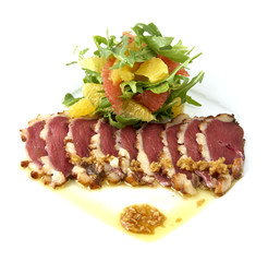 tuna with sauteed vegetables