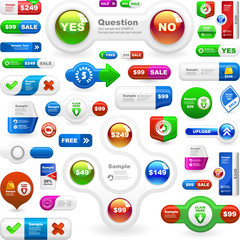 Various sale design elements. Great collection.