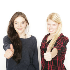 glückliche Mädchen