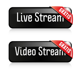 Live Stream Video Stream Buttons