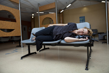 Long wait at the hospital waiting room