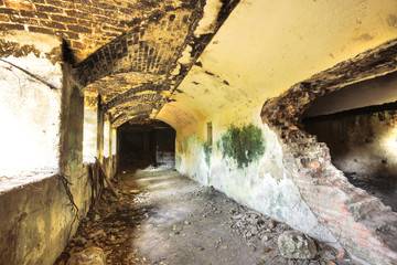 Fototapeta premium Neglect building