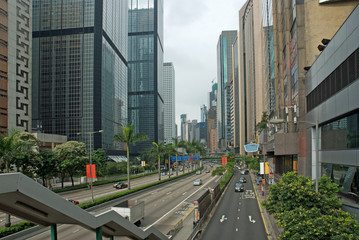 Fototapeta na wymiar China, Hong Kong Gloucester road