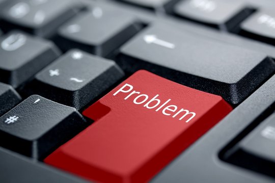 Problem rote Taste