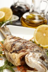 fish with lemon