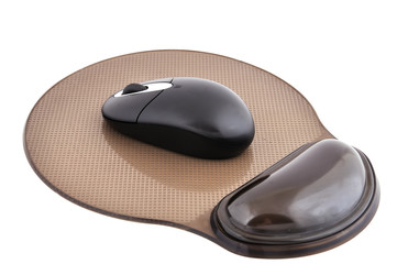 wireless mouse and mause pad